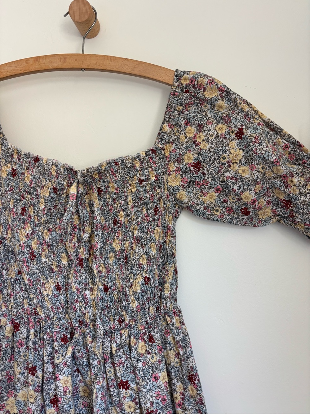 Misslook Floral Smocked maxi Dress - Picture 3 of 7